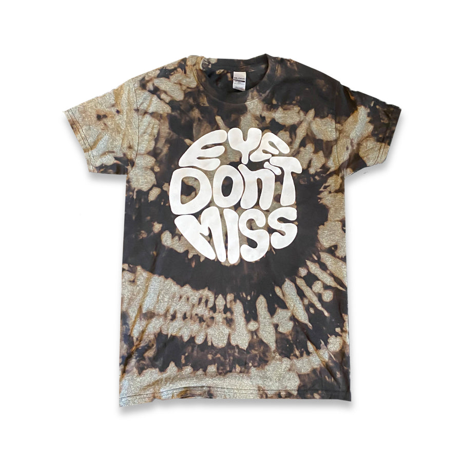 White Print Tie-Dye EDM